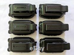 6 D'occasion Motorola Clp1040 Uhf Affaires Radios Bidirectionnelles Avec 6 Station De Recharge De La Baie