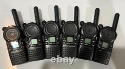 6 Motorola CLS1110 Radios bidirectionnels UHF pour entreprise Walkie Talkie