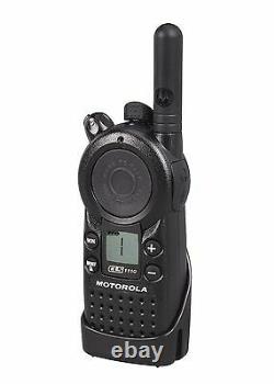 6 Motorola Cls1110 Uhf Business Radios Bi-sens Et Casques Hkln4604