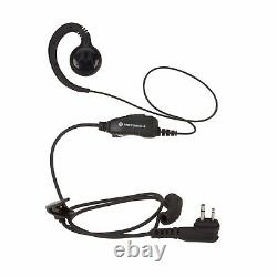 6 Motorola Cls1410 Uhf Radios Bidirectionnelles Avec Hkln4604 Casques & Banque Chargeur