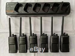 6 Motorola Rmv2080 Vhf Radios Bidirectionnelles. 2 Watts 8 Canaux