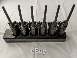 6 Motorola Rmv2080 Vhf Radios Bidirectionnelles. 2 Watts 8 Canaux