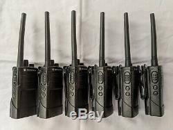6 Motorola Rmv2080 Vhf Radios Bidirectionnelles. 2 Watts 8 Canaux