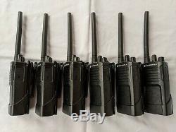6 Motorola Rmv2080 Vhf Radios Bidirectionnelles. 2 Watts 8 Canaux