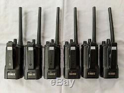 6 Motorola Rmv2080 Vhf Radios Bidirectionnelles. 2 Watts 8 Canaux