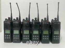 6x Motorola Xts3000 Deux Voies Radio Ho9sdf9pw7bn P25 450-520mhz Ch/dock Wpln4121br
