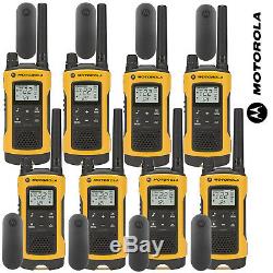 8 Pack Combinée Talkabout T402 Walkie Talkie 35 Mile Two Way Radio Étanche