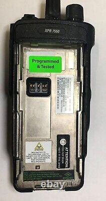 Acheter 1 à 9 Motorola XPR7550 UHF Digital DMR MotoTrbo Intrinsic Safe FM Approved.