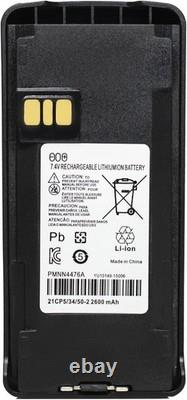 Batterie 10xRadio PMNN4476A 2600mAh Li-ion pour Motorola CP100D XIR C1200 CP1200