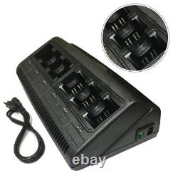 Chargeur de banque à 6 ports pour radio bidirectionnelle pour batterie Motorola HNN9008 HT1250 750 1550