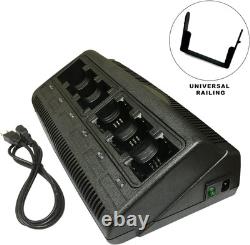 Chargeur de batterie à 6 banques pour radio bidirectionnelle pour Motorola NNTN4496 4851 CP200 EP450