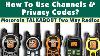 Comment Utiliser Les Canaux Et Les Codes De Confidentialité Sur Motorola Talkabout Deux Voies Radios