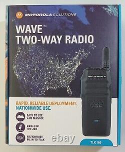 (Ensemble de 2) Radio bidirectionnelle Motorola TLK 100 WAVE HK2112A Walkies NEUF
