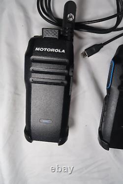 Ensemble de 2 radios bidirectionnelles Motorola WAVE TLK 100 à 8 canaux avec 4G LTE WiFi.