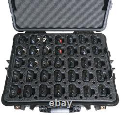 Étui de transport Case Club pour 35 radios bidirectionnelles Motorola R2 / CP200 / XPR 3500e, noir