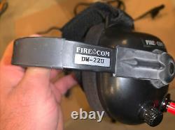 Fire Com Lot De 3 Dw-22u Head Set Pour Motorola Mts2000 Two Way Radio