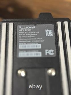 Kit de radio mobile bidirectionnelle Motorola APX6500 monté sur tableau O5 7/800 MHz ADP BAUD 9600
