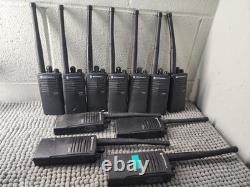LOT DE 11 RADIO BIDIRECTIONNELLE MOTOROLA CP110 H96KCC9AA2AA VHF 2CH 2W Sans BAT Sans Chargeur