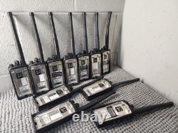 LOT DE 11 RADIO BIDIRECTIONNELLE MOTOROLA CP110 H96KCC9AA2AA VHF 2CH 2W Sans BAT Sans Chargeur