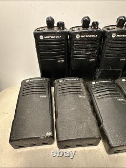 LOT DE 19 Radios Bidirectionnelles Motorola CP110 2ch H96KCC9AA2AA. Pas de batterie