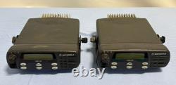LOT DE 2 Radios Bi-Directionnelles Motorola CDM1250 de Bureau Partie GCN6113B