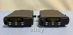 LOT DE 2 Radios Bi-Directionnelles Motorola CDM1250 de Bureau Partie GCN6113B