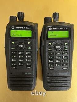 LOT DE 2 Radios Bidirectionnelles Motorola XPR 6550 VHF 136-174 MHz AAH55JDH9LA1AN