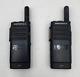 Lot De 2 Radios Portables Bidirectionnelles Motorola Sl3500e Aah88ycd9sa2an / Sans Batterie