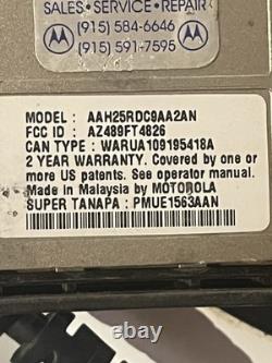 LOT DE 3 RADIOS BIDIRECTIONNELS MOTOROLA HT750 UHF Avec microphone Non testé UHF