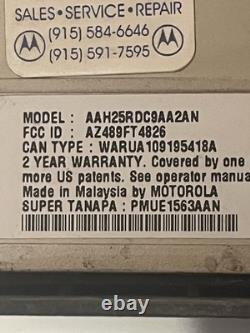 LOT DE 3 RADIOS BIDIRECTIONNELS MOTOROLA HT750 UHF Avec microphone Non testé UHF