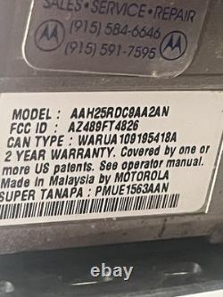 LOT DE 3 RADIOS BIDIRECTIONNELS MOTOROLA HT750 UHF Avec microphone Non testé UHF