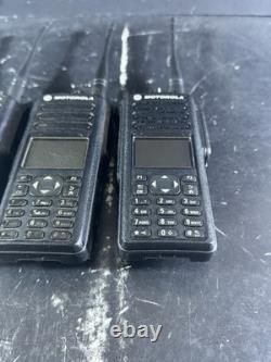 LOT DE 5 Radios Bi-Directionnelles Motorola XPR 7580 AAH56UCN9KB1AN À LIRE