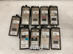 LOT DE 9 Motorola HT1250 LS+ 16CH Radio Bidirectionnelle AAH25SDH9DP5AN NON TESTÉE