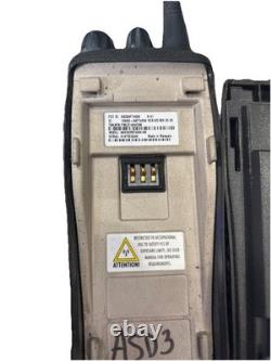 Lot 2 Motorola Radius CP200 438-470 MHz FM UHF 4 Ch Radio Binaural AAH50RDC9AA1AN