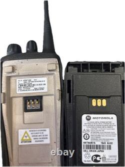 Lot 2 Motorola Radius CP200 438-470 MHz FM UHF 4 Ch Radio Binaural AAH50RDC9AA1AN