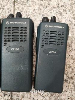 Lot 4 Motorola CT250 et CT150 radios bidirectionnelles testées et fonctionnelles