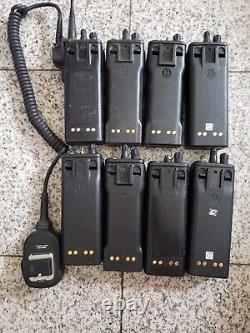 Lot 8 Talkie-Walkie Motorola HT 1000 H01RDC9AA3CN/ H01RDC9AA3DN/H01SDC9AA3DN
