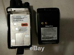 Lot De 3 Motorola Mag One Bpr40 Two Way Radio Aah84rcs8aa1an / Chargeur / Alimentation