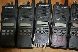 Lot Of 7 Motorola Mts2000 Modèle II Radio Portable 2 Voies H01ucf6pw1bn