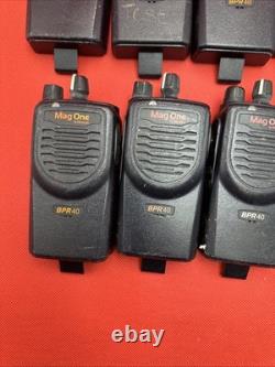 Lot de 10 radios bidirectionnelles Motorola Mag One BPR40 - AAH84KDS8AA1AN / sans batterie