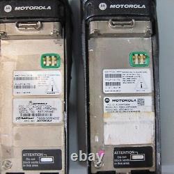 Lot de 12 radios bidirectionnelles Motorola modèle H66UCD9PW5BN pièces non testées ou à réparer