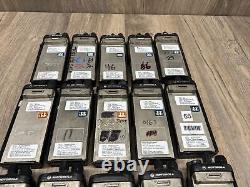 Lot de 20 radios bidirectionnelles portables à 128 canaux MOTOROLA HT1250 AAH25KDF9AA5AN