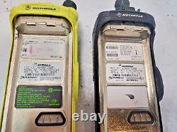 Lot de 2 radios numériques bidirectionnelles Motorola XTS 5000R H18UCH9PW7AN non testées