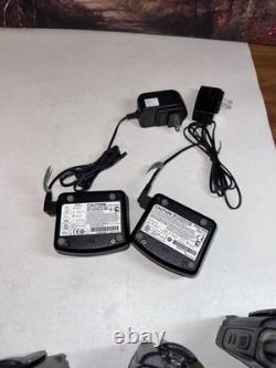 Lot de 3 Motorola RDU4160D RDX radios bidirectionnelles avec deux chargeurs. TESTÉES