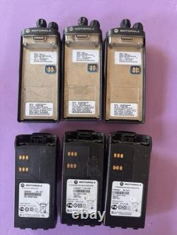 (Lot de 3) Radios bidirectionnelles Motorola PR860 UHF 16CH 4 Watts AAH45RDC9AA3AN
