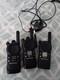 Lot De 3 Radios Bidirectionnelles Portatives Motorola Cls1110 Avec &eacute;couteur<br/>