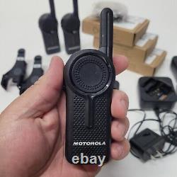 Lot de 3 radios numériques bidirectionnelles Motorola DLR1020 avec chargeurs +