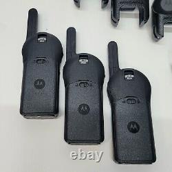 Lot de 3 radios numériques bidirectionnelles Motorola DLR1020 avec chargeurs +