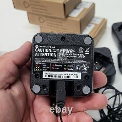 Lot de 3 radios numériques bidirectionnelles Motorola DLR1020 avec chargeurs +