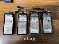 Lot de 4 radios bidirectionnelles Motorola PMUE1479E HT1250 AAH258DF9AA5AN